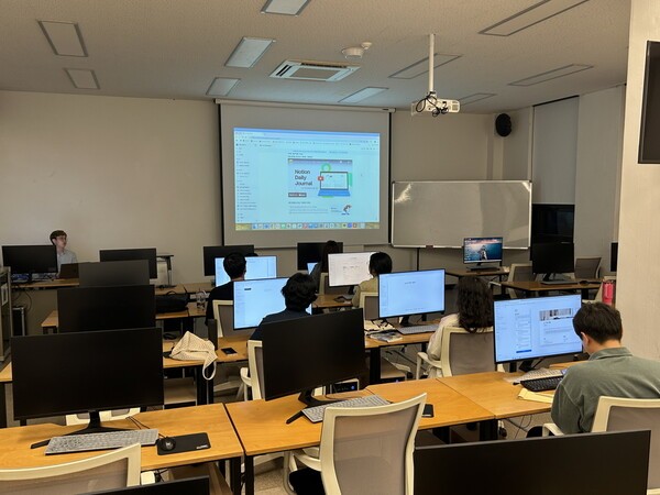 청년창업가를 위한 노션 교육 현장(사진=시흥시)