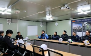 인천 검단소방서, 대형 공사장 화재 예방 위한 행정지도 실시